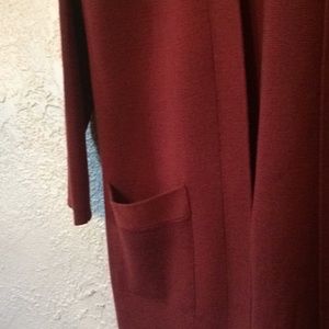 set W by WORTH SWEATER DRESS WITH DUSTER CARDIGAN